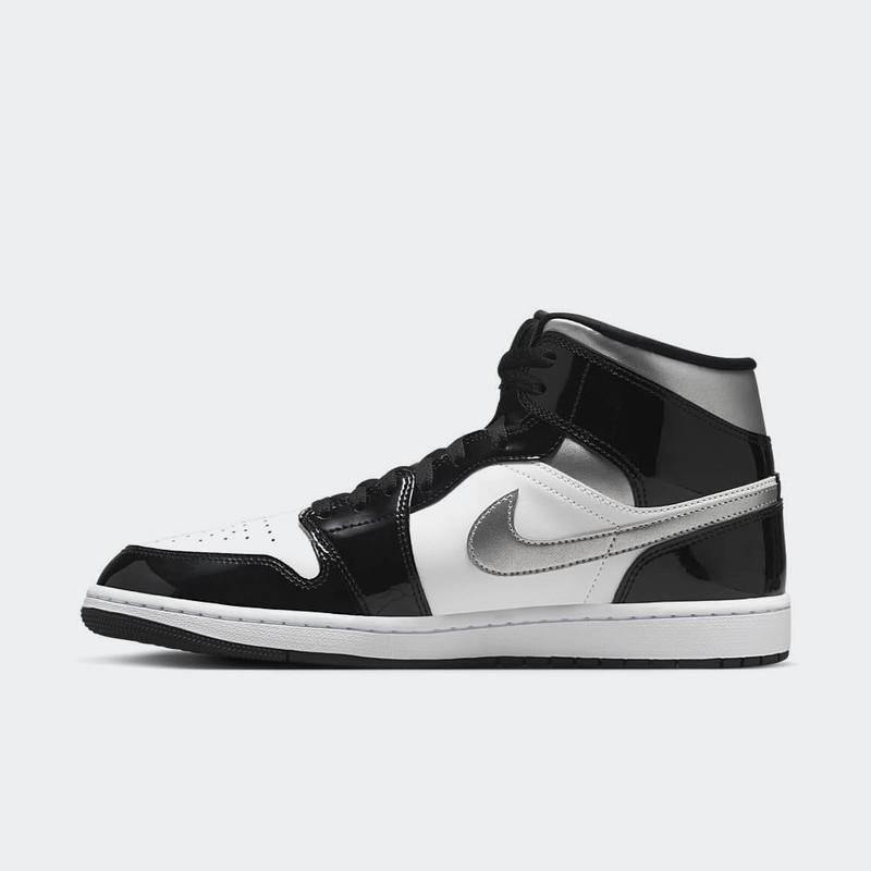 Black silver jordan 1 cheap